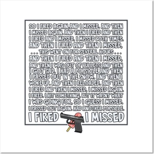 I Fired I Missed - Lovlies Fan Art Posters and Art